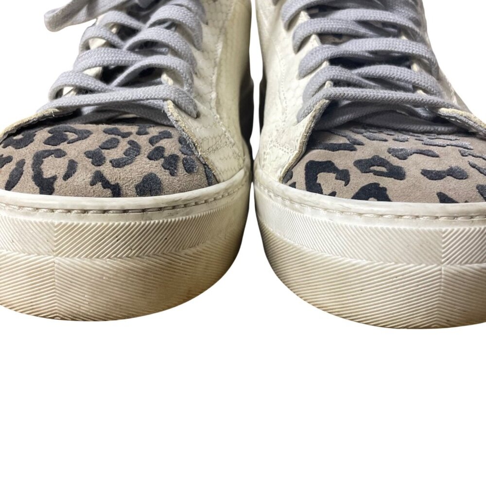 P448 Thea Python Roccia Leopard Animal Print Plat… - image 3